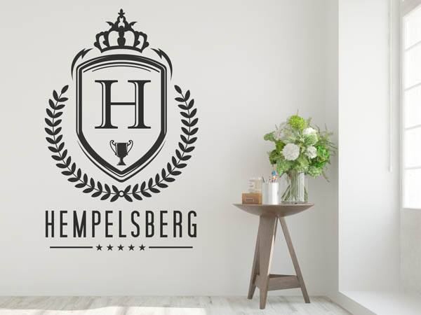 Wandtattoo Hempelsberg Wappen