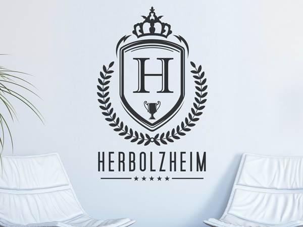 Wandtattoo Herbolzheim Wappen