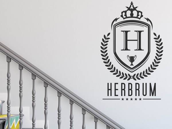 Wandtattoo Herbrum Wappen