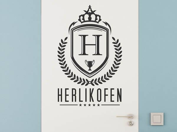 Wandtattoo Herlikofen Wappen