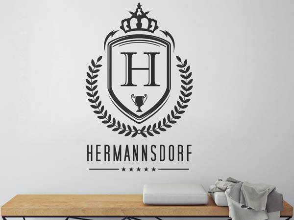 Wandtattoo Hermannsdorf Wappen