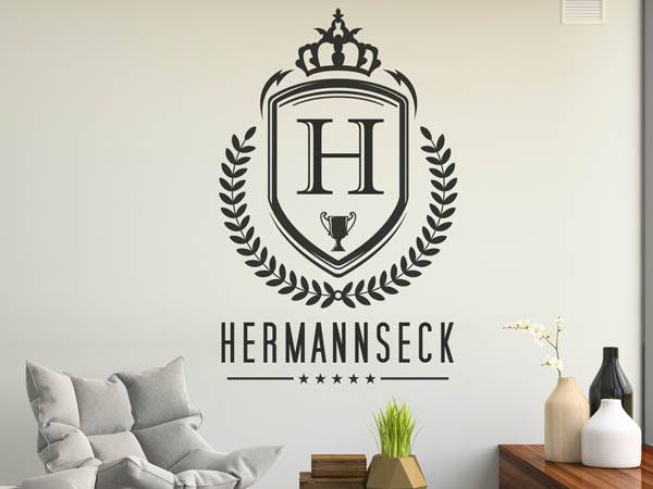 Wandtattoo Hermannseck Wappen