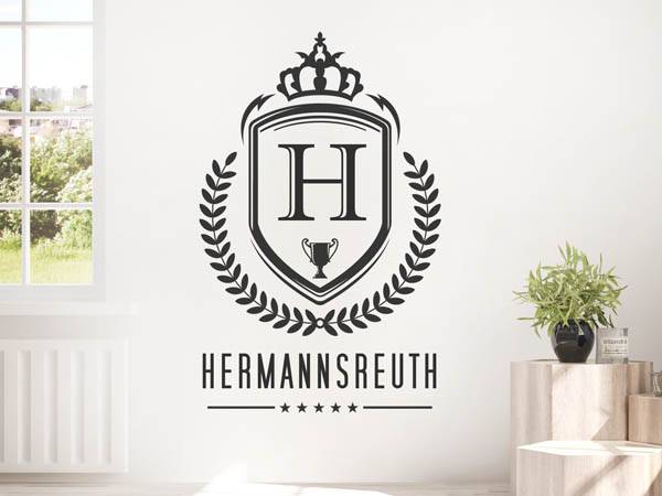 Wandtattoo Hermannsreuth Wappen