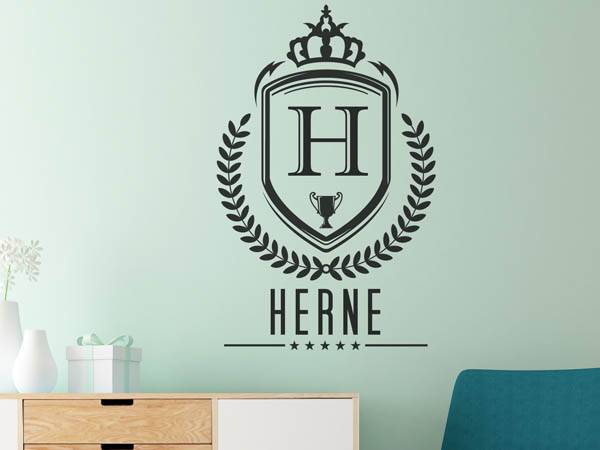 Wandtattoo Herne Wappen