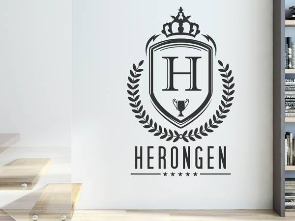 Wandtattoo Herongen Wappen