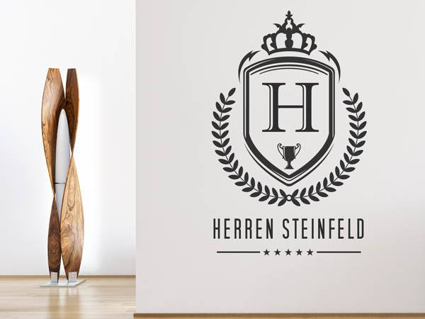 Wandtattoo Herren Steinfeld Wappen
