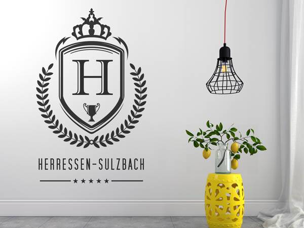 Wandtattoo Herressen-Sulzbach Wappen
