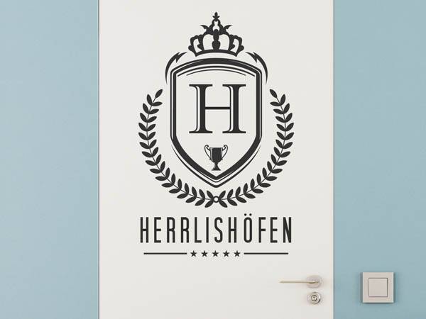 Wandtattoo Herrlishöfen Wappen