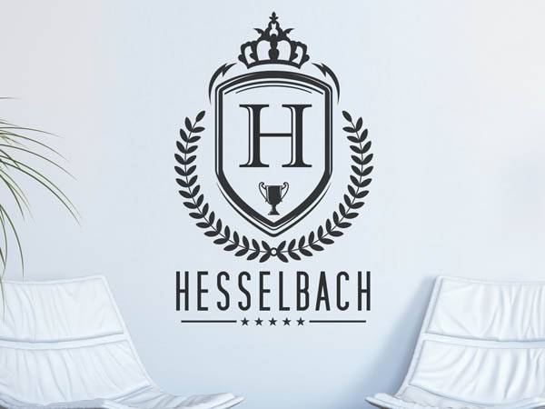 Wandtattoo Hesselbach Wappen
