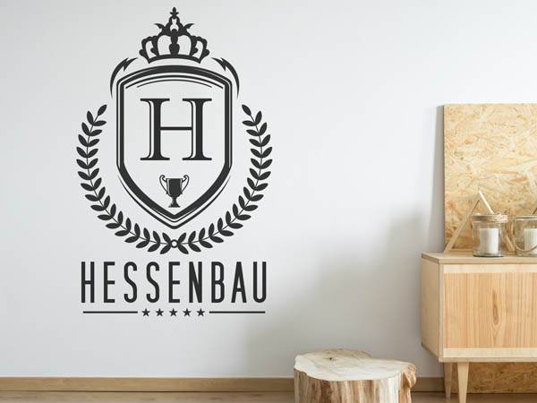 Wandtattoo Hessenbau Wappen