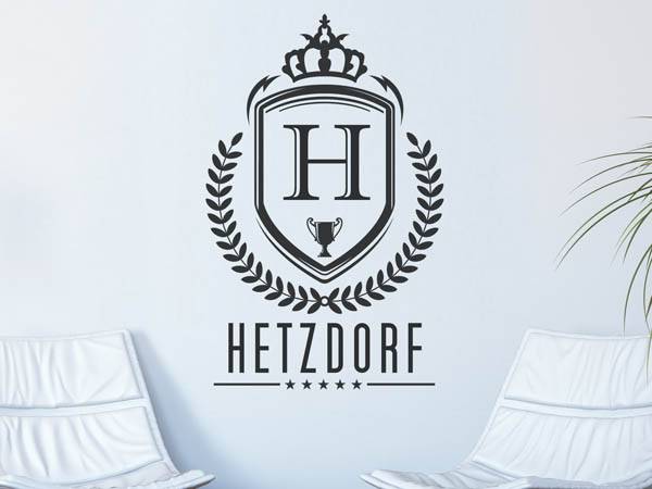 Wandtattoo Hetzdorf Wappen