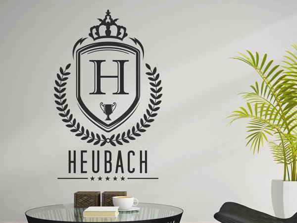 Wandtattoo Heubach Wappen