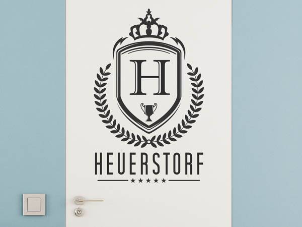Wandtattoo Heuerstorf Wappen