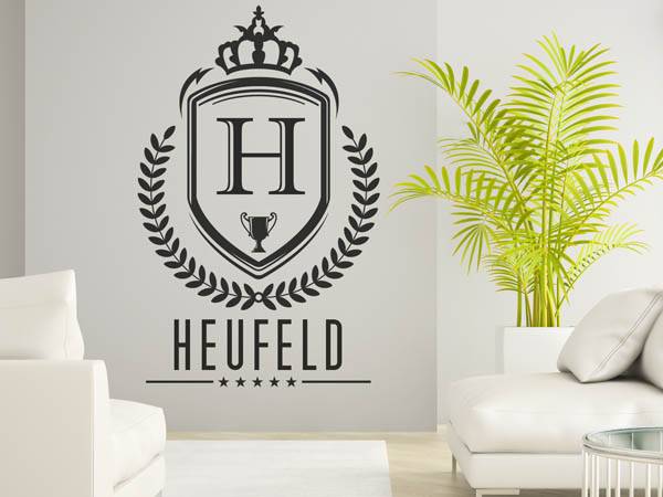 Wandtattoo Heufeld Wappen