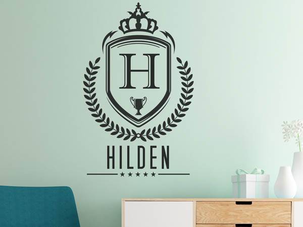 Wandtattoo Hilden Wappen