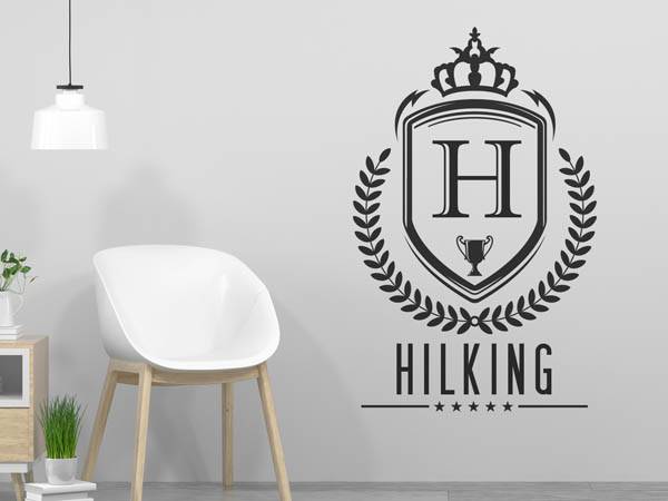 Wandtattoo Hilking Wappen