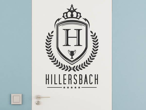 Wandtattoo Hillersbach Wappen