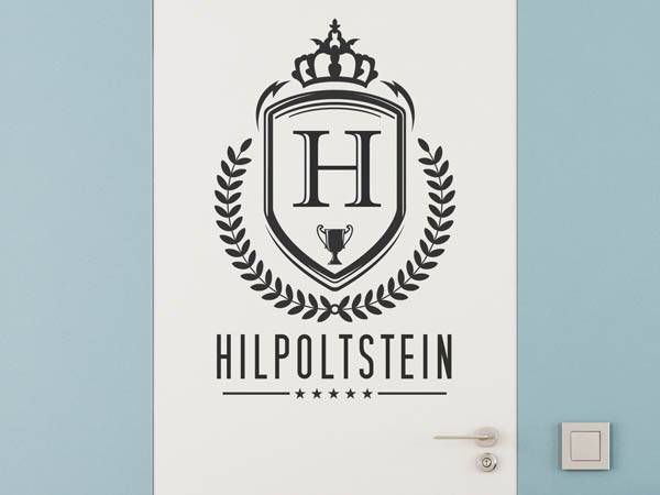 Wandtattoo Hilpoltstein Wappen