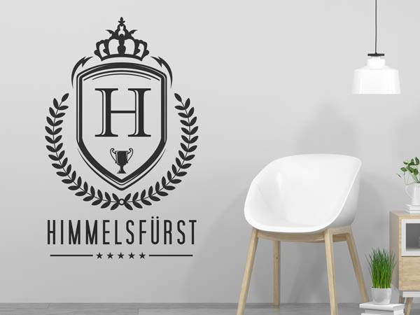 Wandtattoo Himmelsfürst Wappen