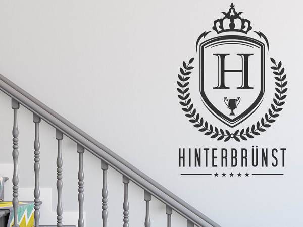 Wandtattoo Hinterbrünst Wappen