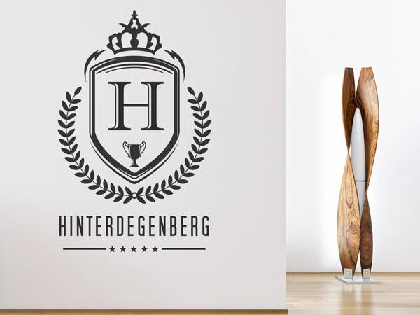 Wandtattoo Hinterdegenberg Wappen