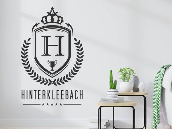 Wandtattoo Hinterkleebach Wappen