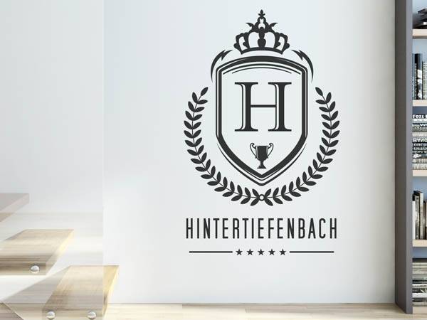 Wandtattoo Hintertiefenbach Wappen