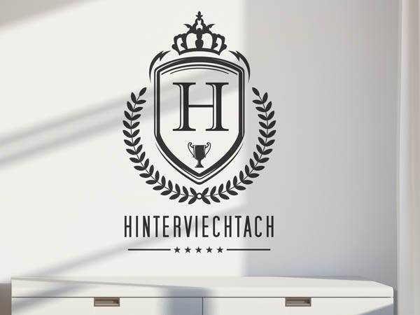 Wandtattoo Hinterviechtach Wappen