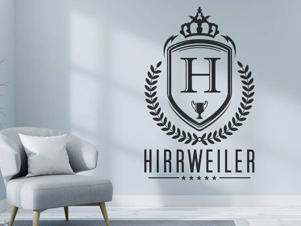 Wandtattoo Hirrweiler Wappen