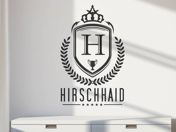 Wandtattoo Hirschhaid Wappen