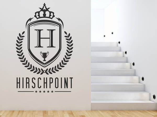 Wandtattoo Hirschpoint Wappen