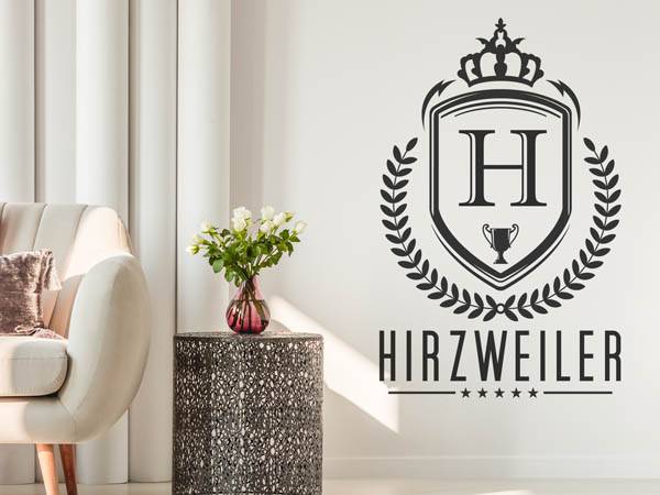 Wandtattoo Hirzweiler Wappen