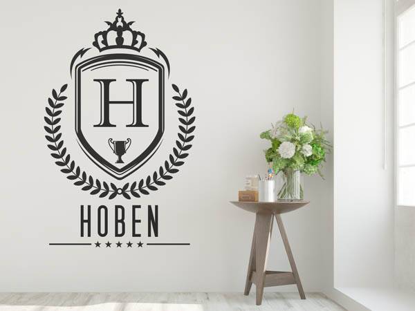 Wandtattoo Hoben Wappen