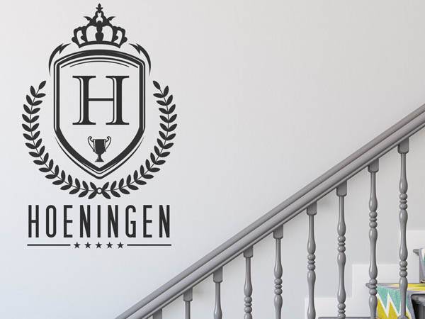 Wandtattoo Hoeningen Wappen