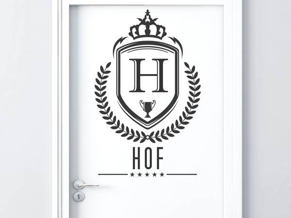 Wandtattoo Hof Wappen