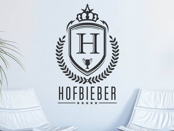 Wandtattoo Hofbieber Wappen