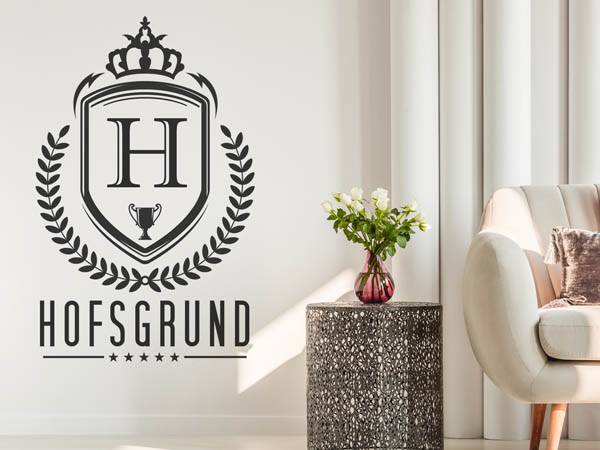 Wandtattoo Hofsgrund Wappen