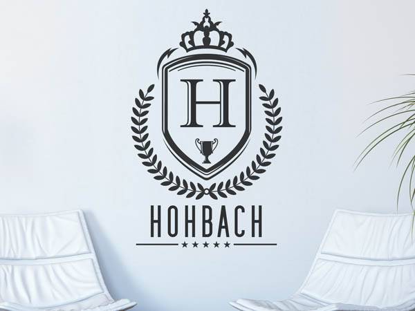 Wandtattoo Hohbach Wappen