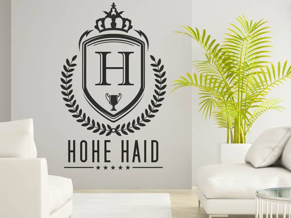 Wandtattoo Hohe Haid Wappen