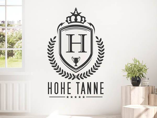 Wandtattoo Hohe Tanne Wappen