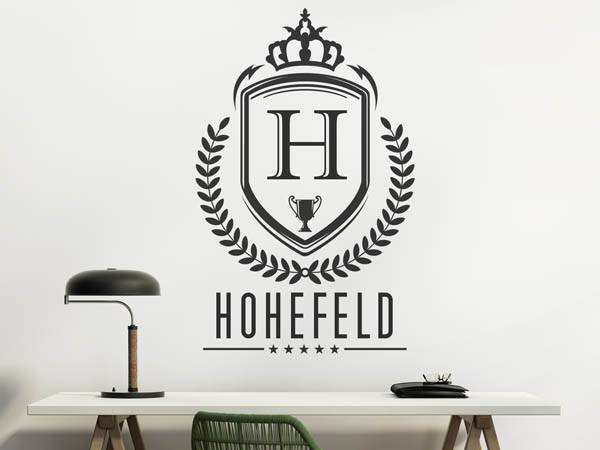 Wandtattoo Hohefeld Wappen