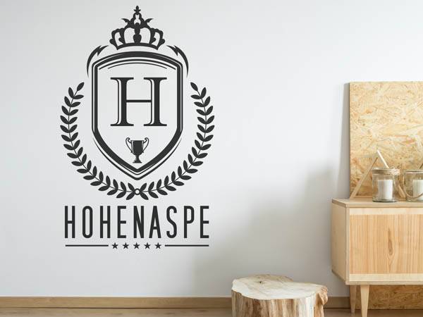 Wandtattoo Hohenaspe Wappen