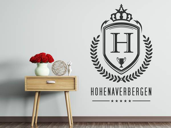 Wandtattoo Hohenaverbergen Wappen