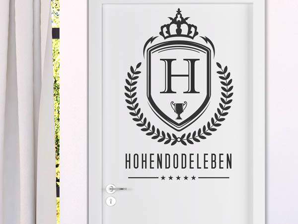 Wandtattoo Hohendodeleben Wappen