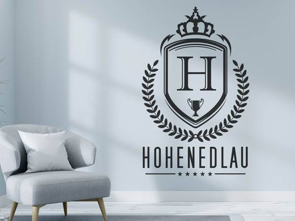 Wandtattoo Hohenedlau Wappen