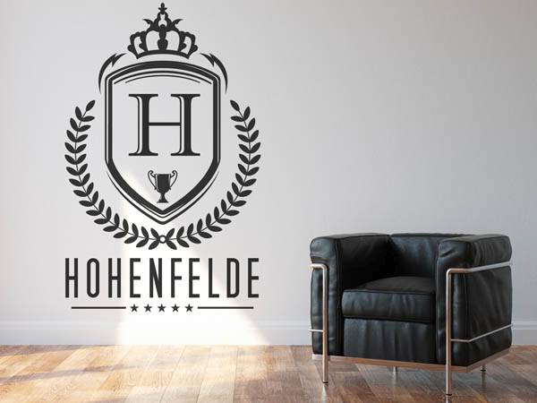 Wandtattoo Hohenfelde Wappen