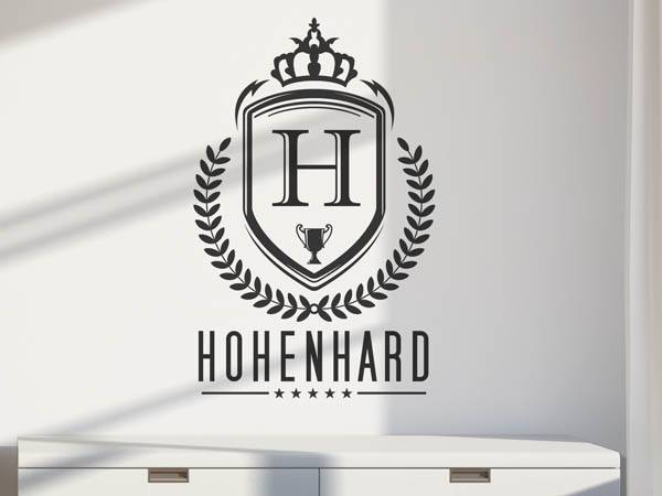 Wandtattoo Hohenhard Wappen