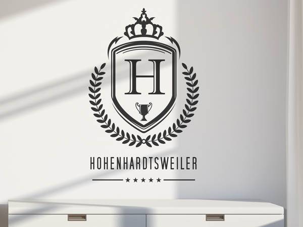 Wandtattoo Hohenhardtsweiler Wappen