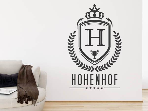Wandtattoo Hohenhof Wappen