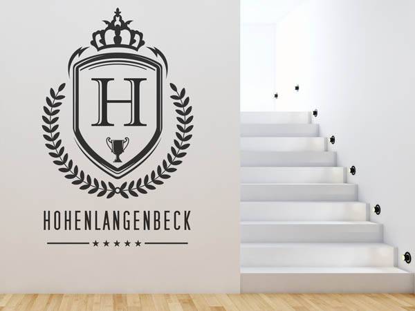 Wandtattoo Hohenlangenbeck Wappen